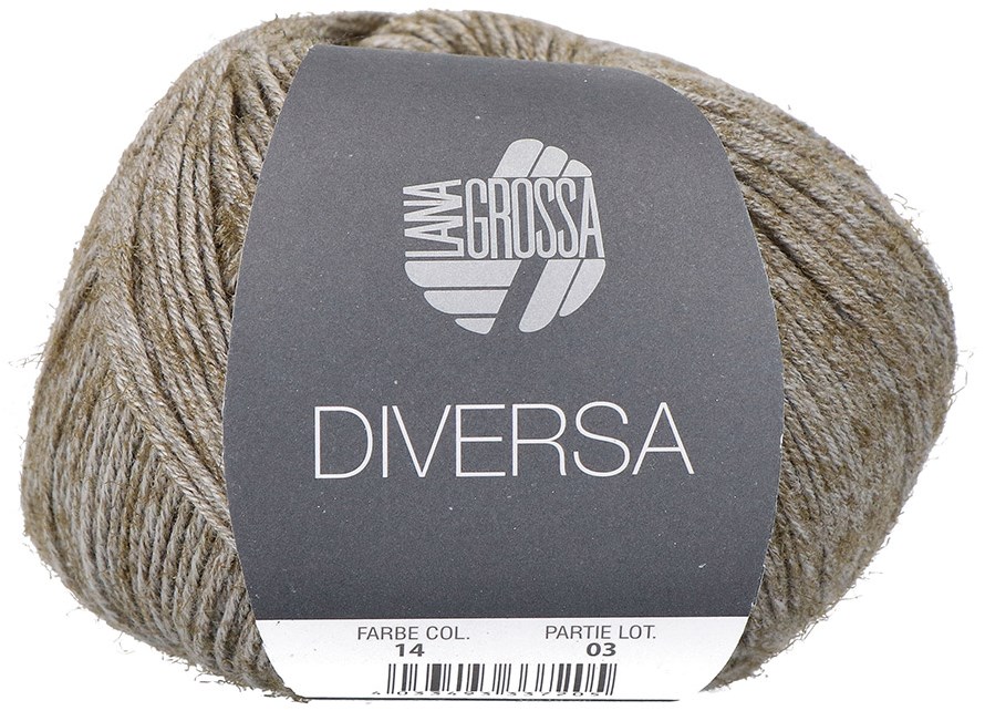 Lana Grossa Diversa 014 Light gray
