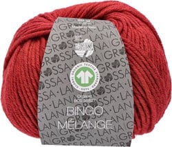 Lana Grossa Bingo Mélange (GOTS) 315 Red mottled
