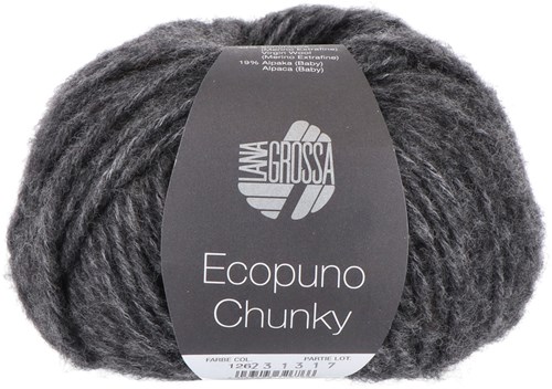 Lana Grossa Ecopuno Chunky 126 Anthracite