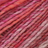 Lana Grossa Gomitolo Mezzo 127 Gray purple/wine red/gray/terracotta/fuchsia/salmon/red/purple-2