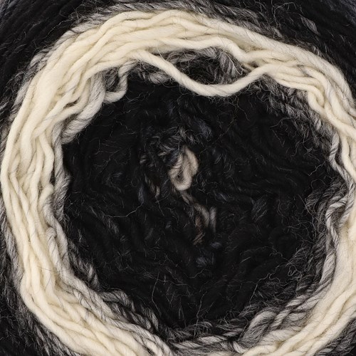 Lana Grossa Gomitolo Finito 560 Black/raw white/anthracite/gray/light gray-2