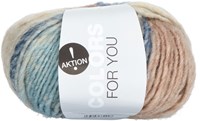Lana Grossa Colors For You 142 Gray/Light Gray/Dark Gray/Natural/Light Blue/Camel/Beige/Taupe/Grey Blue/Cornflower