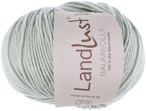 Lana Grossa Landlust Baumwolle Gots 010 Linden green
