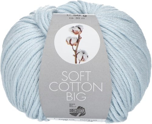 Lana Grossa Soft Cotton Big 16 Light Blue