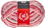 Lana Grossa Meilenweit 100 Merino Christmas Lurex 6763