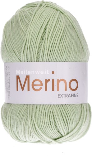 Lana Grossa Meilenweit 100 Merino Extra Fine Uni 2427 Linden green