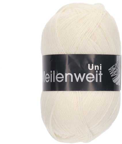Lana Grossa Meilenweit 100 1345 White