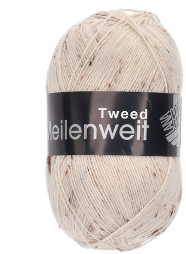 Lana Grossa Meilenweit 100 Tweed 106 Nature Mixed