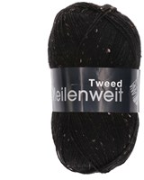 Lana Grossa Meilenweit 100 Tweed 126 Black