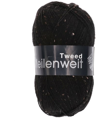 Lana Grossa Meilenweit 100 Tweed 126 Black