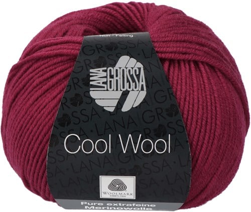 Lana Grossa Cool Wool 468 Wine Red