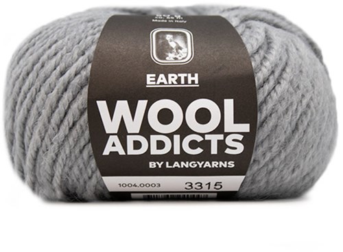 Lang Yarns Wooladdicts Earth 003 Light Grey Mélange