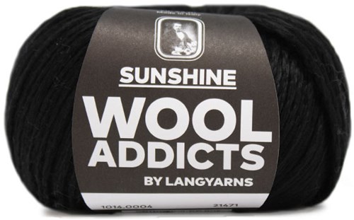 Lang Yarns Wooladdicts Sunshine 004 Black