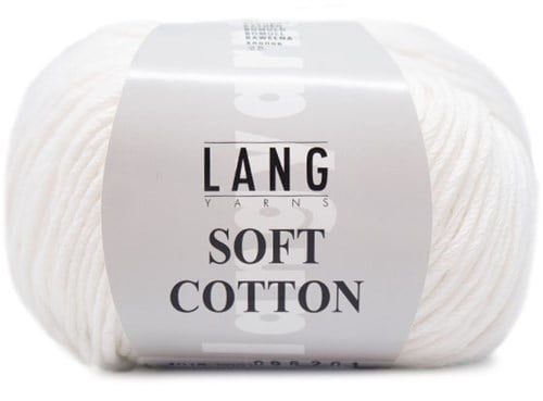 Lang Yarns Soft Cotton 001 White