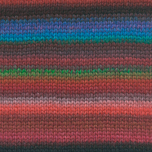 Lang Yarns Cloud 005 Bordeaux/Green/Blue-2