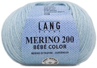 Lang Yarns Merino 200 Bebe Color 421 Azur