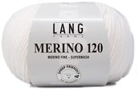 Lang Yarns Merino 120 0001 White