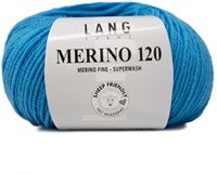 Lang Yarns Merino 120 0178 Turquoise Dark
