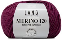 Lang Yarns Merino 120 0566 Cyclamen Mélange