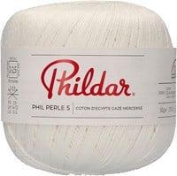 Phildar Phil Perle 5 2014 Blanc