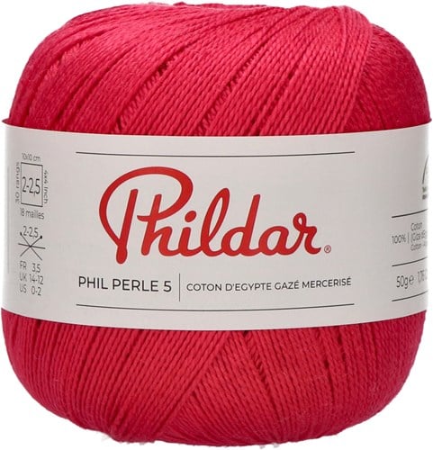 Phildar Phil Perle 5 2155 Framboise