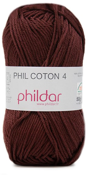 Phil Coton 4 fil 100% Coton naturel couleurs 2022