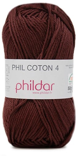 Phildar Phil Coton 4 7 Bordeaux
