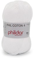 Phildar Phil Coton 4 1225 Blanc