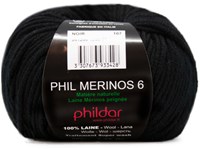 Phildar Phil Merinos 6 1200 Noir