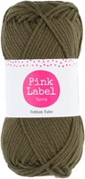 Cotton Tube Basket Crochet Kit 2 Olive green