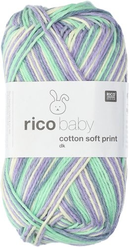 Rico Baby Cotton Soft Print dk 31 Violet green