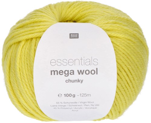 Rico Essentials Mega Wool Chunky 029 Yellow