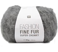 Rico Fashion Fine Fur Super Chunky 5 Grey