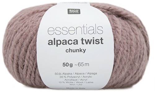 Rico Essentials Alpaca Twist Chunky 011 Mauve