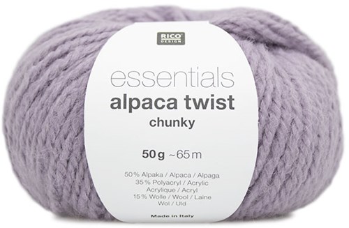 Rico Essentials Alpaca Twist Chunky 012 Lilac
