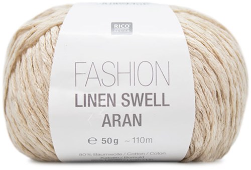 Rico Fashion Linen Swell Aran 002 Nature