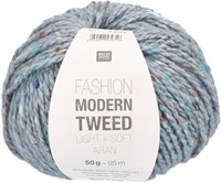 Rico Fashion Modern Tweed Aran 007 Light Blue