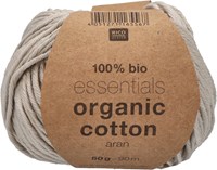 Rico Essentials Organic Cotton Aran 018 Silver