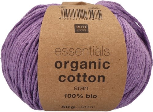 Rico Essentials Organic Cotton Aran 009 Purple