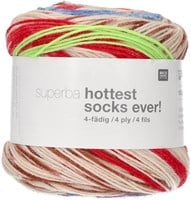 Rico Superba Hottest Socks Ever! 4 ply 001 Mouliné