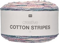 Rico Creative Cotton Stripes DK 005 Rainbow