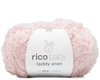 Rico Baby Teddy Aran 22 Baby Pink