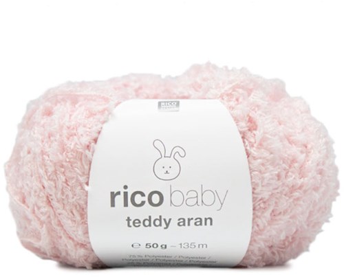 Rico Baby Teddy Aran 22 Baby Pink