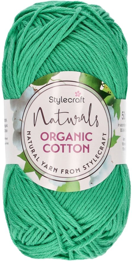 Stylecraft Naturals - Organic Cotton DK 7191 Jade