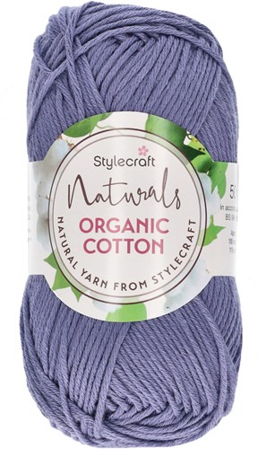 Stylecraft Naturals - Organic Cotton DK 7200 Blue Dusk