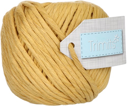 Trimits Macramé Cord Cotton 50m x 4mm 05 Mustard