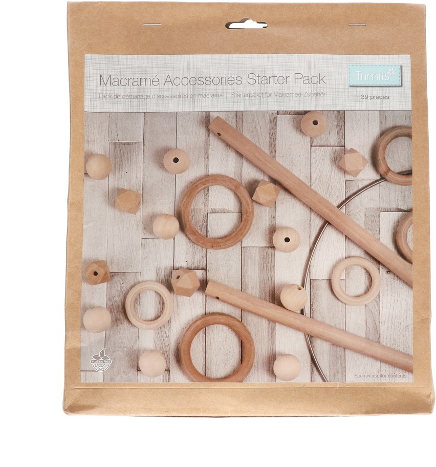 Trimits Macramé Accessories Starter Kit 01 Natural