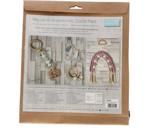 Trimits Macramé Accessories Starter Kit 02 Pastel-2