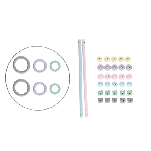 Trimits Macramé Accessories Starter Kit 02 Pastel-3