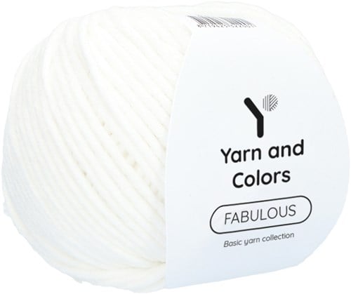 Yarn and Colors Fabulous 001 White